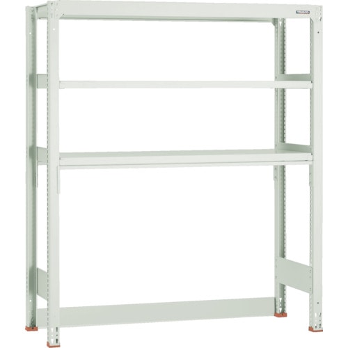 トラスコ中山 TRUSCO スチールラック M3型中量棚 下段開放型 W1500XD571XH1800 3段 単体(ご注文単位1セット)【直送品】