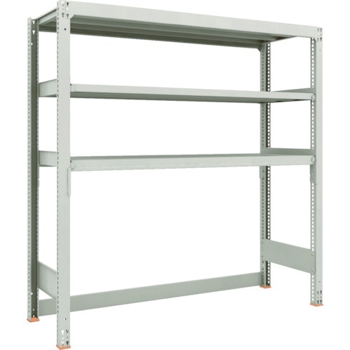 トラスコ中山 TRUSCO スチールラック M3型中量棚 下段開放型 W1800XD571XH1800 3段 単体(ご注文単位1セット)【直送品】