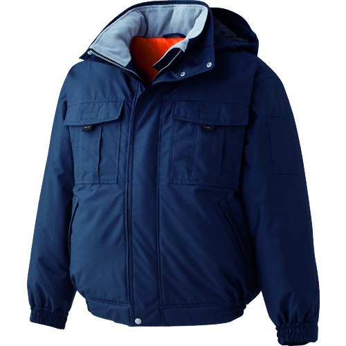 トラスコ中山 ミドリ安全 極寒 防水防寒ブルゾン ネイビー M(ご注文単位1着)【直送品】