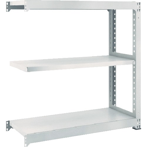 トラスコ中山 TRUSCO スチールラック M5型中量棚 900X721XH1200 3段 連結 ネオグレー(ご注文単位1台)【直送品】