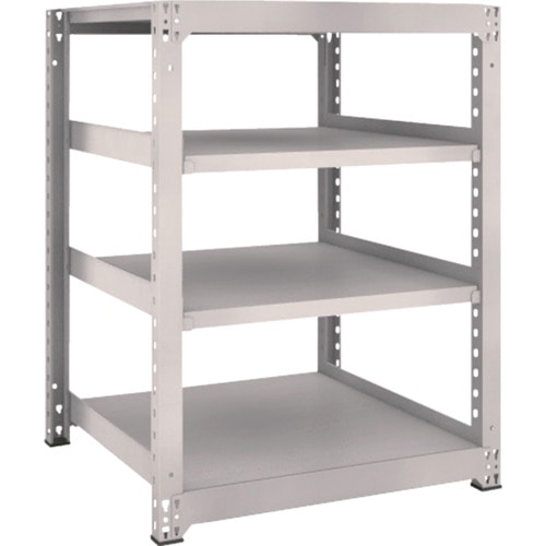 トラスコ中山 TRUSCO スチールラック M5型 W900×D921×H1200 4段 単体 ネオグレー(ご注文単位1台)【直送品】
