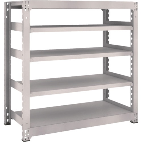 トラスコ中山 TRUSCO スチールラック M5型 W1200×D571×H1200 5段 単体 ネオグレー(ご注文単位1台)【直送品】