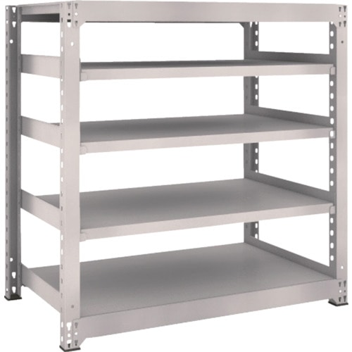 トラスコ中山 TRUSCO スチールラック M5型 W1200×D721×H1200 5段 単体 ネオグレー(ご注文単位1台)【直送品】