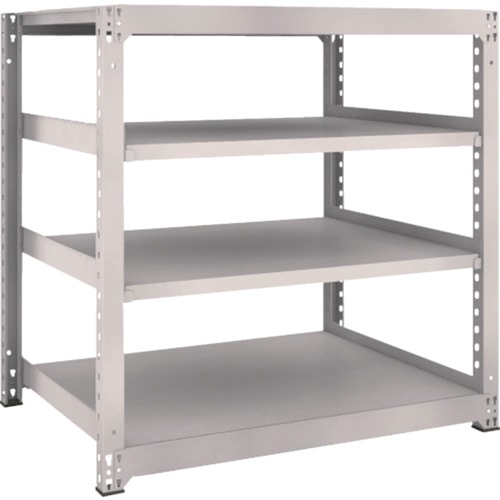 トラスコ中山 TRUSCO スチールラック M5型 W1200×D921×H1200 4段 単体 ネオグレー(ご注文単位1台)【直送品】