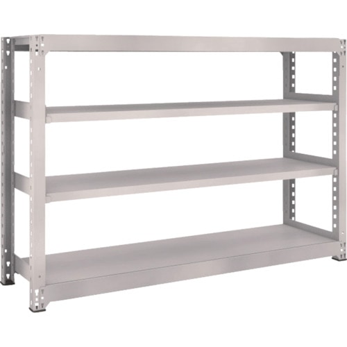 トラスコ中山 TRUSCO スチールラック M5型 W1800×D471×H1200 4段 単体 ネオグレー(ご注文単位1台)【直送品】