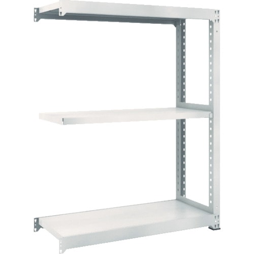 トラスコ中山 TRUSCO スチールラック M5型中量棚 1200X921XH1500 3段 連結 ネオグレー(ご注文単位1台)【直送品】