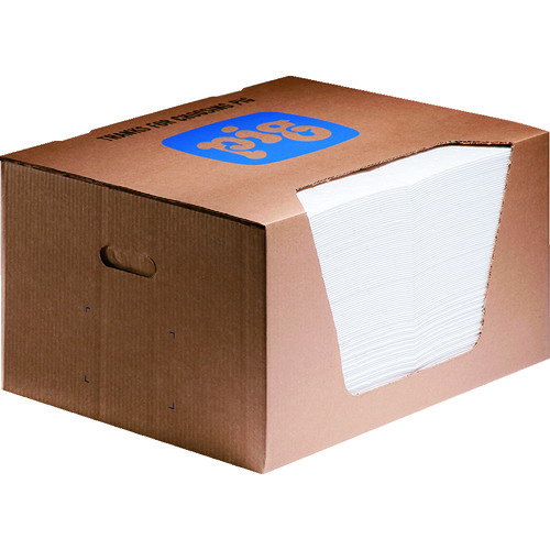 トラスコ中山 pig ピグ油専用エコノミーマット ミシン目入り (1箱=100枚入) 364-6882(ご注文単位1箱)【直送品】