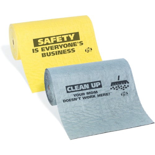 トラスコ中山 pig ピグチャットマット ミシン目入り (1巻/袋) グレー(ご注文単位1袋)【直送品】