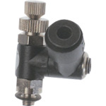 トラスコ中山 チヨダ ミニスピードコントローラβメーターアウト 6mm・M5×0.8(ご注文単位1個)【直送品】