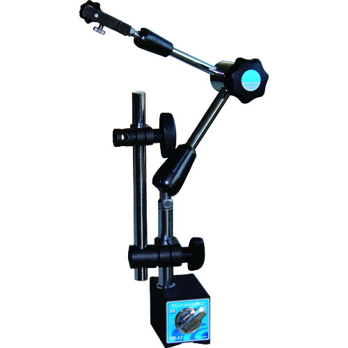 トラスコ中山 カネテック 2本アーム式マグネットベース(ご注文単位1台)【直送品】