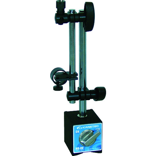 トラスコ中山 カネテック マグネットスタンド(支柱タイプ) マグネットベース 微動調整付 吸着力800N(ご注文単位1個)【直送品】