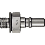 トラスコ中山 日東 チューブ継手 マクロカプラ ステンレス製 めねじ取り付け用(28374)(ご注文単位1個)【直送品】