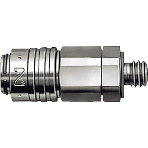 トラスコ中山 日東 チューブ継手 マクロカプラ ステンレス製 めねじ取り付け用(28378)(ご注文単位1個)【直送品】