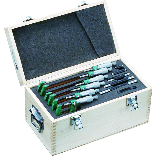 トラスコ中山 SK 標準外側マイクロメータセット(ご注文単位1セット)【直送品】