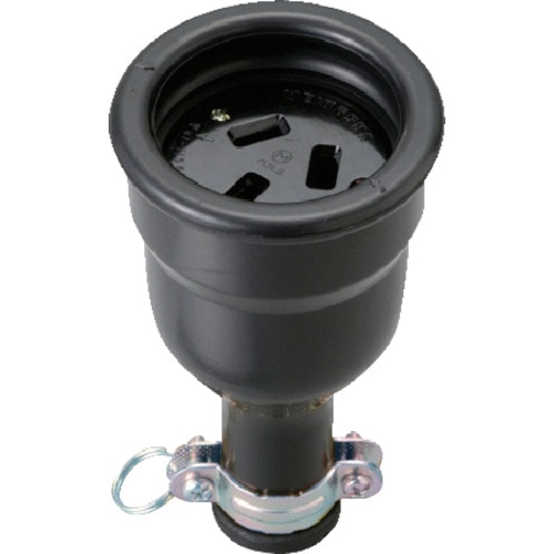 トラスコ中山 明工 3P20A防水コネクターボデー(ご注文単位1個)【直送品】