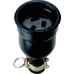 トラスコ中山 明工 防水コネクターボデー3P(ご注文単位1個)【直送品】