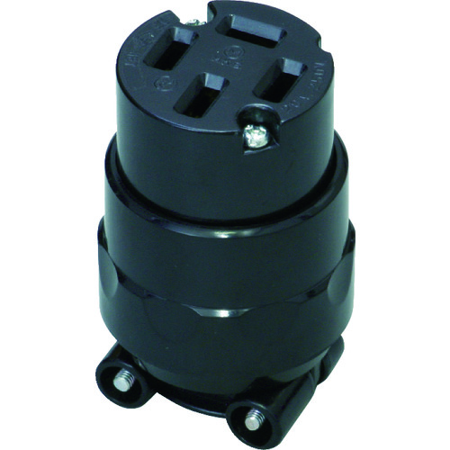 トラスコ中山 明工 接地3P20Aコネクターボデー(ご注文単位1個)【直送品】