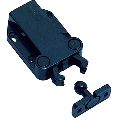 トラスコ中山 スガツネ工業 (140058064)MC-37F-BKプッシュラッチ(ご注文単位1個)【直送品】