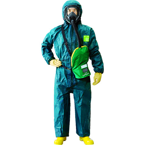 トラスコ中山 シゲマツ 使い捨て化学防護服 MC4000 XL(ご注文単位1着)【直送品】
