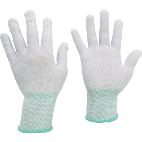 トラスコ中山 ミドリ安全 静電気拡散性手袋(ノンコート)M (10双入)(ご注文単位1袋)【直送品】