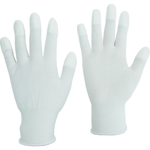 トラスコ中山 ミドリ安全 検査・組立用手袋 (指先コート)MCG-701N S 10双入(ご注文単位1袋)【直送品】