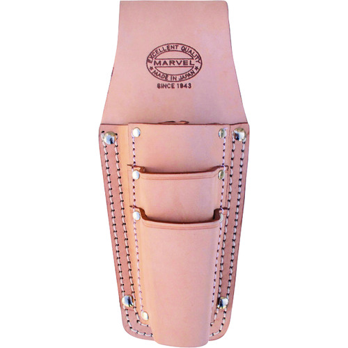 トラスコ中山 マーベル WAIST GEAR(ペンチ2段・ドライバーホルダー)ナチュラル(ご注文単位1個)【直送品】