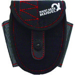 トラスコ中山 マーベル WAIST GEAR(小物入れ 丸底タイプ)レッド(ご注文単位1個)【直送品】