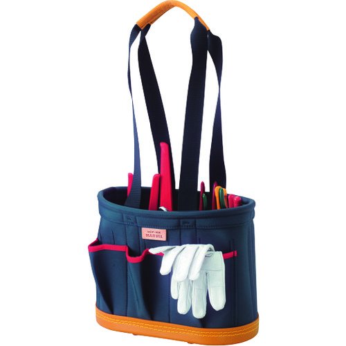 トラスコ中山 マーベル タフロンポケットバッグ(ご注文単位1個)【直送品】