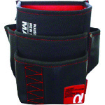 トラスコ中山 マーベル WAIST GEAR(腰袋三段タイプ)レッド(ご注文単位1個)【直送品】