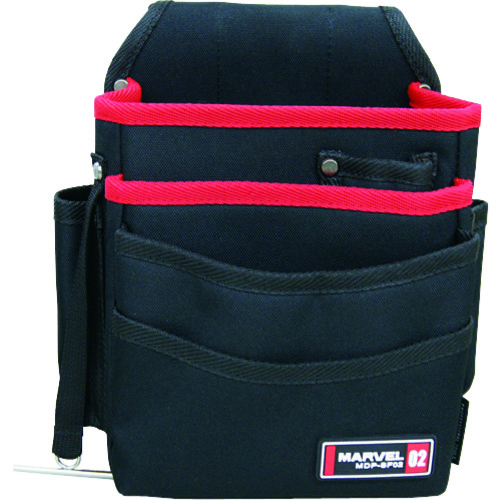 トラスコ中山 マーベル ソフトフィット(腰袋)3段(ご注文単位1個)【直送品】