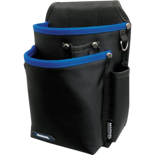 トラスコ中山 マーベル Smart Shutto 腰袋2段(ご注文単位1個)【直送品】