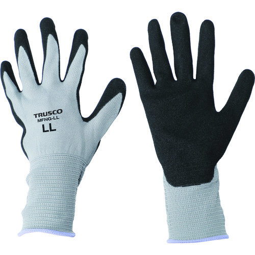 トラスコ中山 TRUSCO ニトリル背抜き手袋MF LL(ご注文単位1組)【直送品】