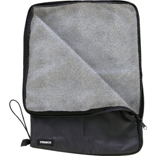 トラスコ中山 TRUSCO 吸水マイクロファイバーバッグ 310x430mm(ご注文単位1個)【直送品】