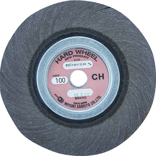 トラスコ中山 ミユキ ハードホイール X83-CH 205X25X15.88 100#(ご注文単位1枚)【直送品】