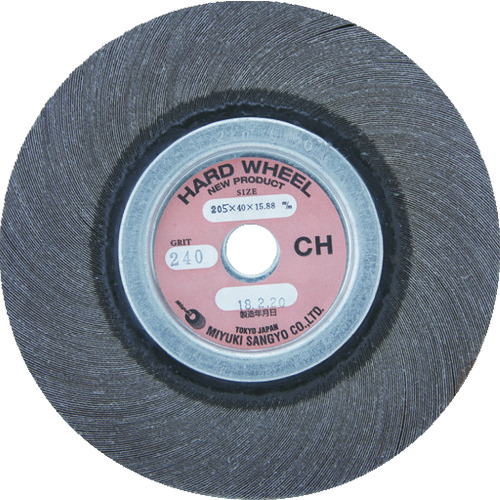 トラスコ中山 ミユキ ハードホイール X83-CH 205X25X15.88 240#(ご注文単位1枚)【直送品】