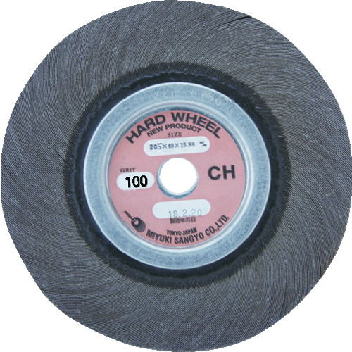 トラスコ中山 ミユキ ハードホイール X83-CH 205X25X19.05 100#(ご注文単位1枚)【直送品】