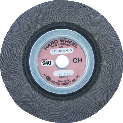 トラスコ中山 ミユキ ハードホイール X83-CH 205X25X19.05 240#(ご注文単位1枚)【直送品】