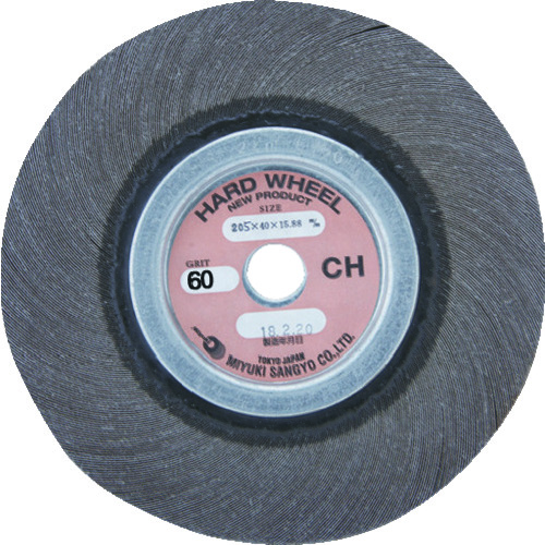 トラスコ中山 ミユキ ハードホイール X87-FC 205X25X19.05 60#(ご注文単位1枚)【直送品】