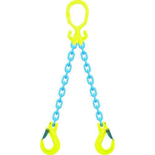 トラスコ中山 マーテック チェーンスリングセットMG2-EGKNA6 チェーン長＝2m（ご注文単位1セット）【直送品】