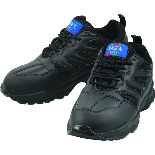 トラスコ中山 丸五 マジカルセーフティー#600 ブラック 24.5cm(ご注文単位1足)【直送品】