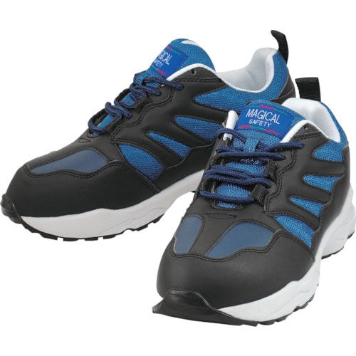 トラスコ中山 丸五 マジカルセーフティー#600 ネイビー/ブラック 26.0cm(ご注文単位1足)【直送品】