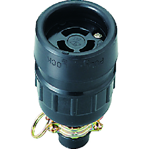 トラスコ中山 明工 引掛防水コネクターボデー接地2(ご注文単位1個)【直送品】