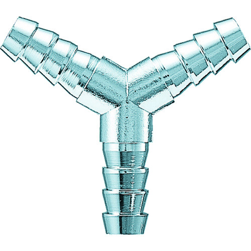 トラスコ中山 TRUSCO ホース用継手 三叉ホース口 3/8 3個入(ご注文単位1パック)【直送品】