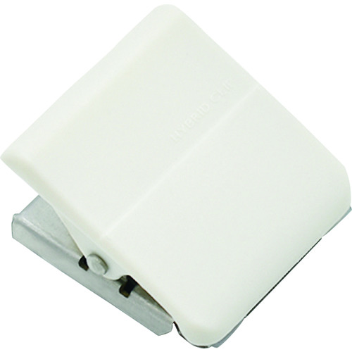 トラスコ中山 マグエックス マグネットハイブリッドクリップ S 白(ご注文単位1個)【直送品】