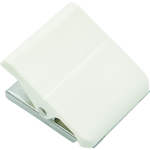トラスコ中山 マグエックス マグネットハイブリッドクリップ L 白(ご注文単位1個)【直送品】