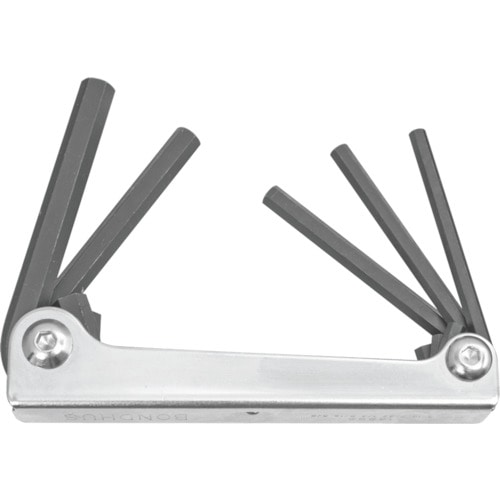 トラスコ中山 ボンダス メタルナイフ型ツール 5本組(3/16-3/8)(ご注文単位1個)【直送品】