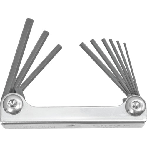 トラスコ中山 ボンダス メタルナイフ型ツール 9本組(0.050-3/16)(ご注文単位1個)【直送品】