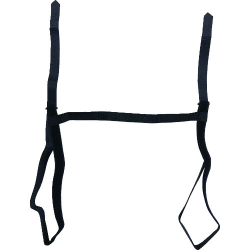 トラスコ中山 TRUSCO 持ち運び簡単ベルト ブラック(ご注文単位1個)【直送品】