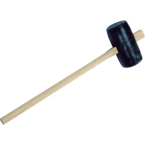 >トラスコ中山 TRUSCO 丸型掛矢 150mm 硬質プラスチック製(ご注文単位1本)【直送品】