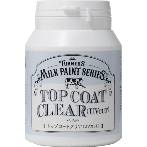 トラスコ中山 ターナー ミルクペイントトップコートクリアUVカット200ml(ご注文単位1個)【直送品】